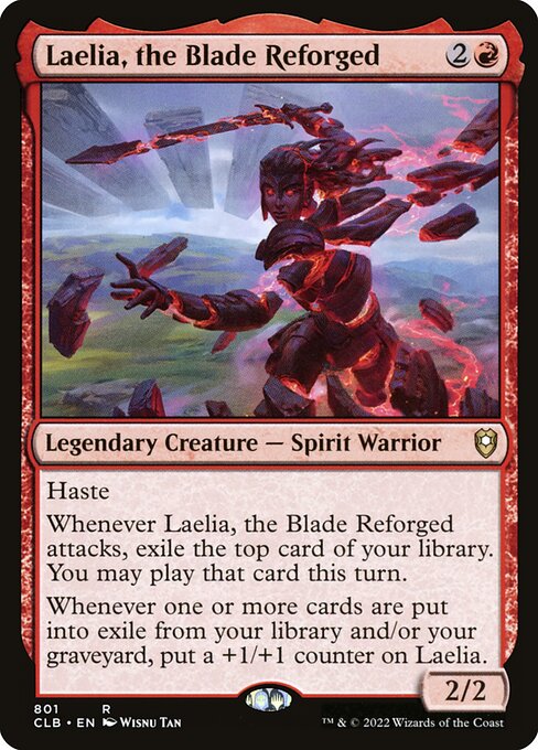 MTG Laelia, the Blade Reforged CLB 801 Commander Deck Nonfoil