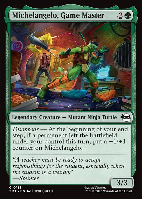MTG Michelangelo, Game Master TMT 118 Regular Foil