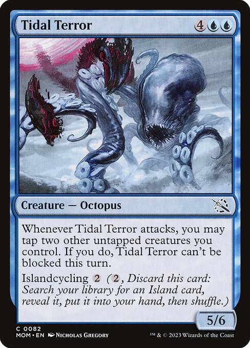 MTG Tidal Terror MOM 082 Regular Nonfoil