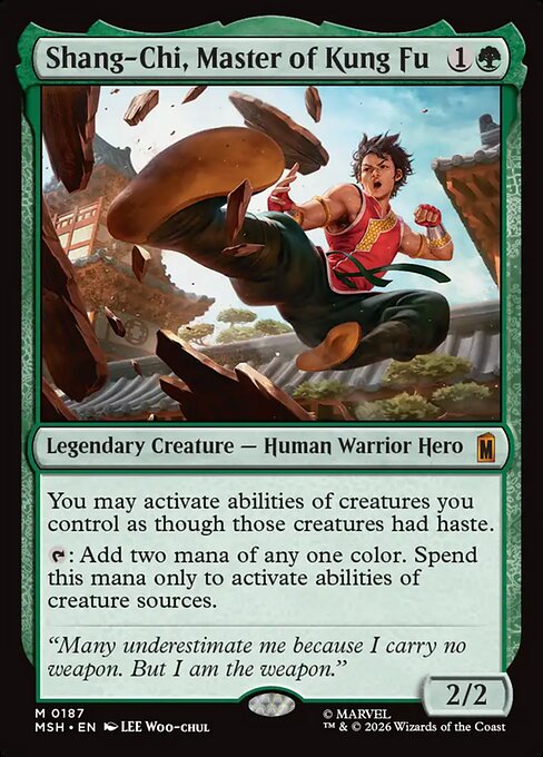 MTG Shang-Chi, Master of Kung Fu MSH 187 Regular Nonfoil