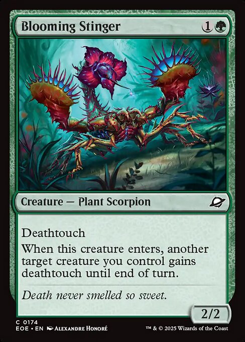 MTG Blooming Stinger EOE 174 Regular Foil