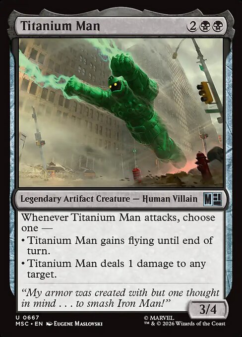 MTG Titanium Man MSC 667 Regular Nonfoil