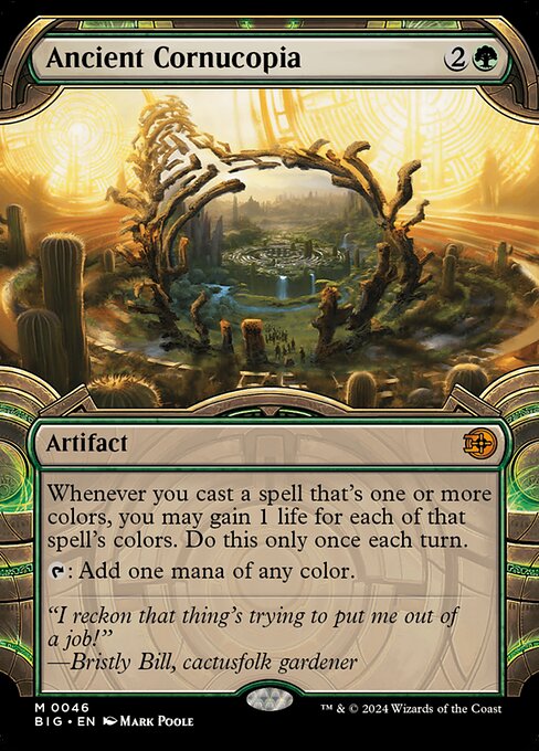 MTG Ancient Cornucopia BIG 046 Showcase Vault Frame Foil