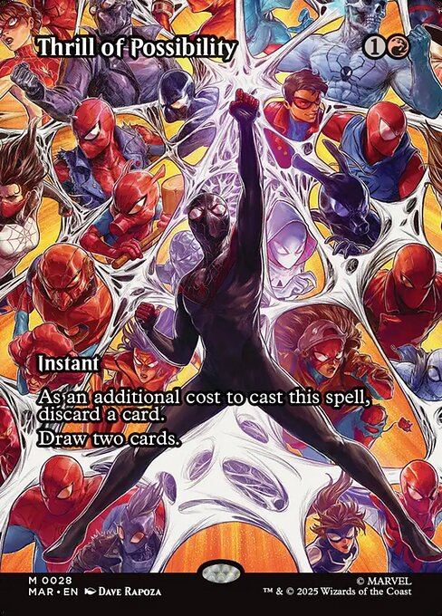 MTG Thrill of Possibility MAR 028 Borderless Source Material Nonfoil