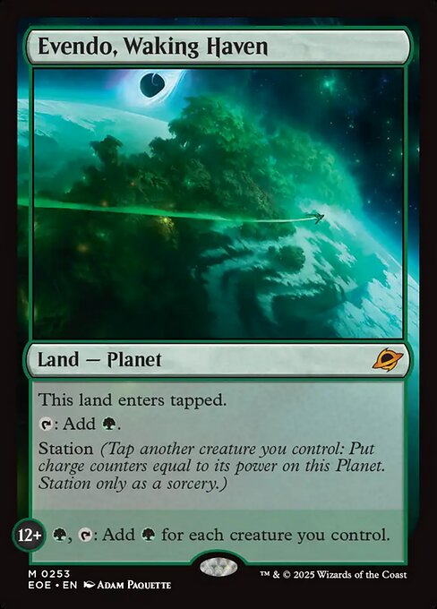 MTG Evendo, Waking Haven EOE 253 Regular Foil
