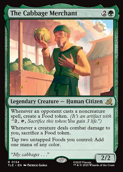 MTG The Cabbage Merchant [TLE 134] Foil