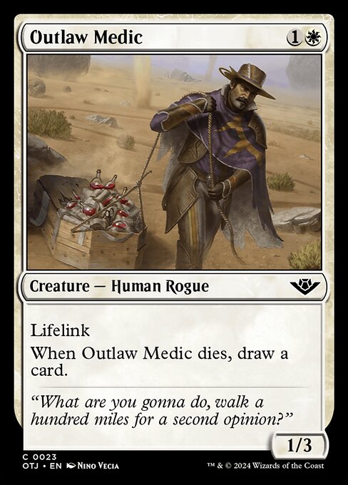 MTG Outlaw Medic OTJ 023 Regular Foil