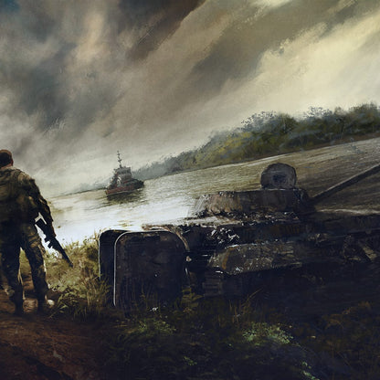 Twilight 2000 RPG, Hostile Waters interior artwork view 10