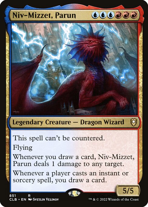 MTG Niv-Mizzet, Parun CLB 851 Commander Deck Nonfoil