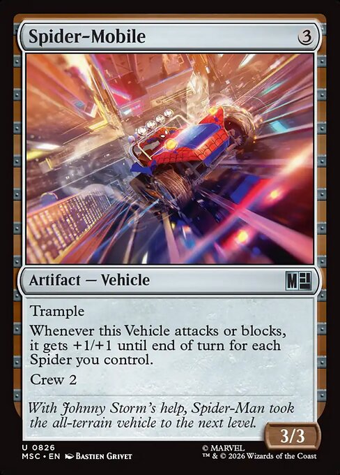 MTG Spider-Mobile MSC 826 Regular Foil
