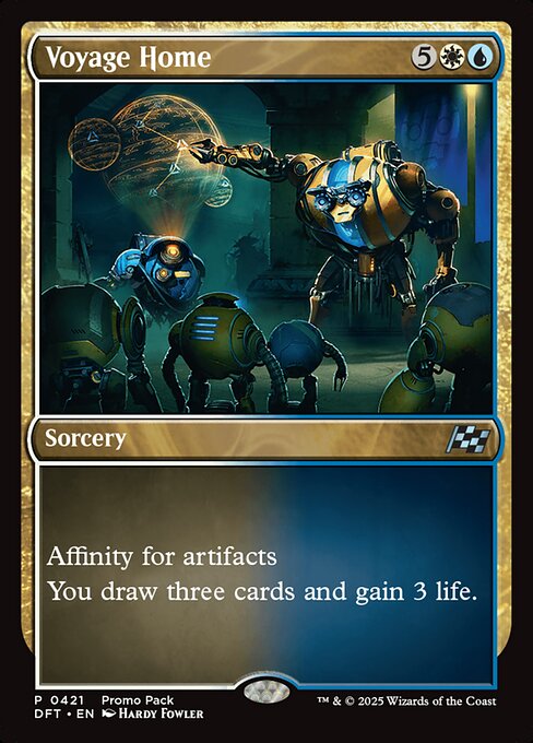 MTG Voyage Home DFT 421 Promo Pack Nonfoil