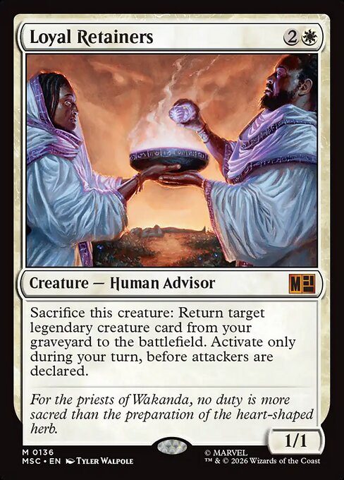 MTG Loyal Retainers MSC 136 Regular Surge Foil