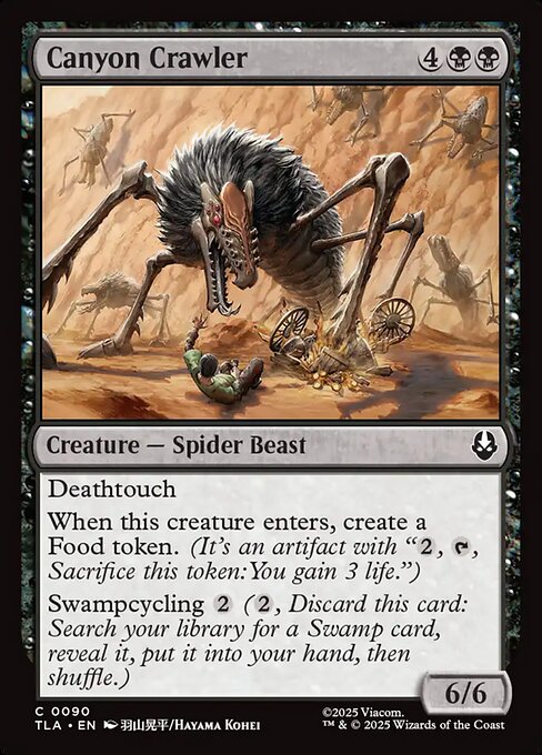 MTG Canyon Crawler TLA 090 Regular Nonfoil