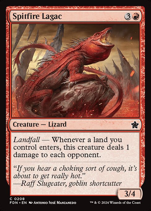 MTG Spitfire Lagac FDN 208 Regular Nonfoil