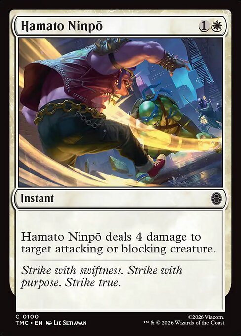 MTG Hamato Ninpō TMC 100 Turtle Team-Up Nonfoil