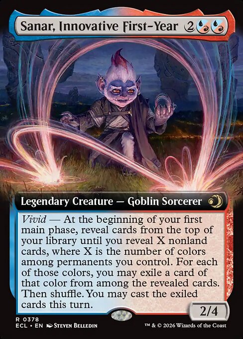 MTG Sanar, Innovative First-Year ECL 378 Extended Art Nonfoil