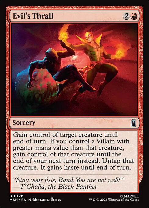 MTG Evil's Thrall MSH 128 Regular Nonfoil
