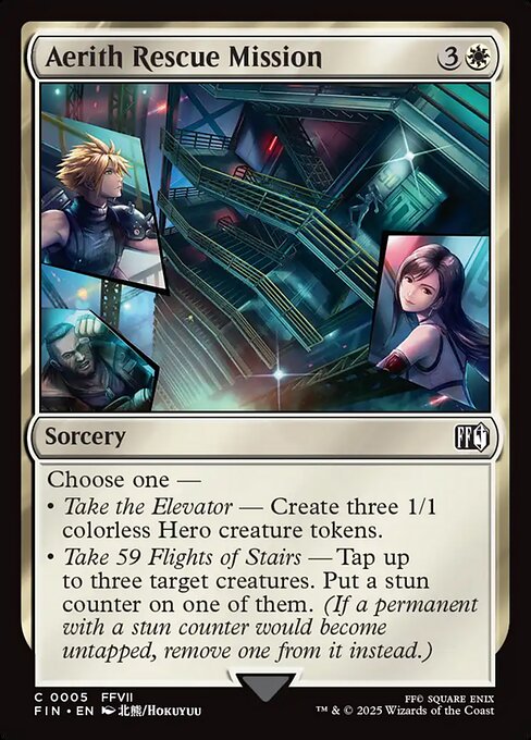 MTG Aerith Rescue Mission FIN 005 Regular Nonfoil