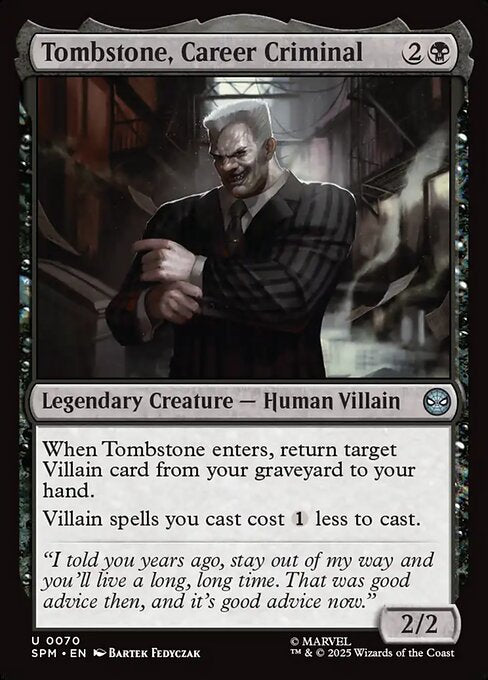 MTG Tombstone, Career Criminal SPM 070 Regular Foil