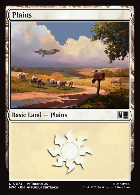 MTG Plains MSC 873 Regular Nonfoil