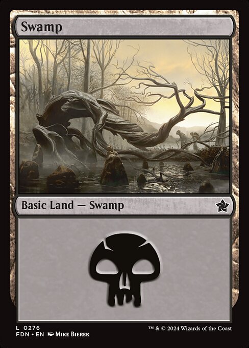 MTG Swamp FDN 276 Regular Nonfoil
