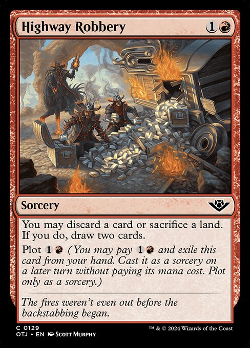 MTG Highway Robbery OTJ 129 Regular Foil