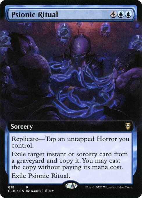 MTG Psionic Ritual CLB 618 Extended Art Nonfoil