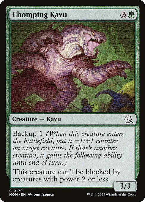 MTG Chomping Kavu MOM 179 Regular Foil