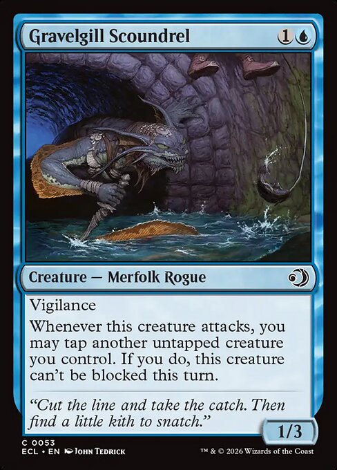 MTG Gravelgill Scoundrel ECL 053 Regular Nonfoil