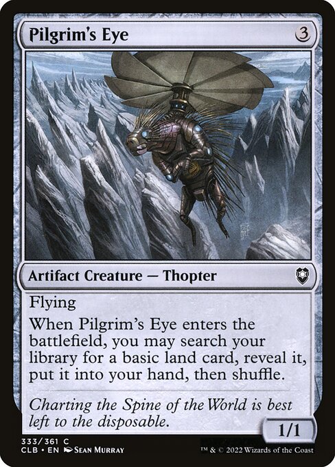 MTG Pilgrim's Eye CLB 333 Regular Foil