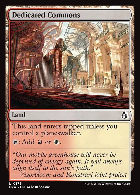 MTG Dedicated Commons FRA 175 Standard Foil front