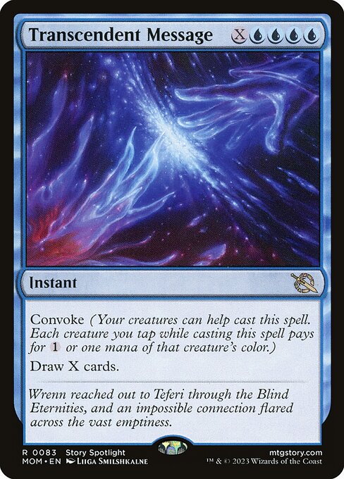 MTG Transcendent Message MOM 083 Regular Nonfoil