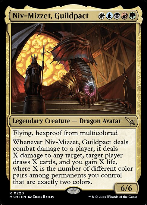 MTG Niv-Mizzet, Guildpact MKM 220 Regular Foil
