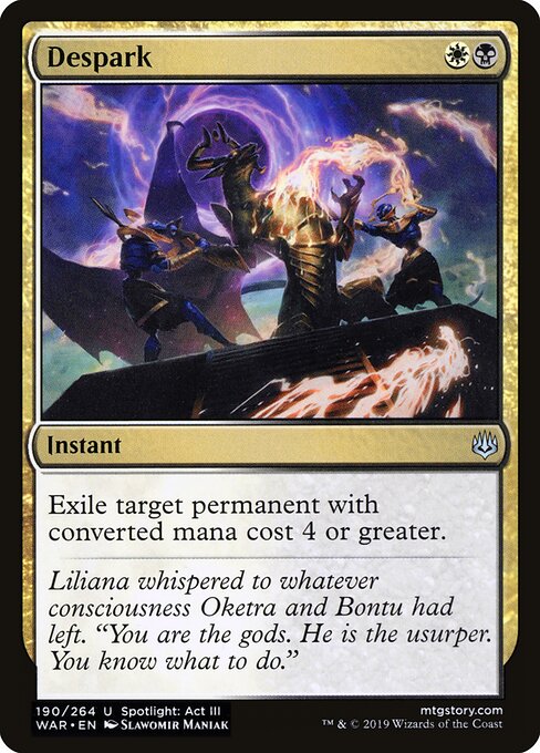 MTG Despark WAR 190 Standard Foil front