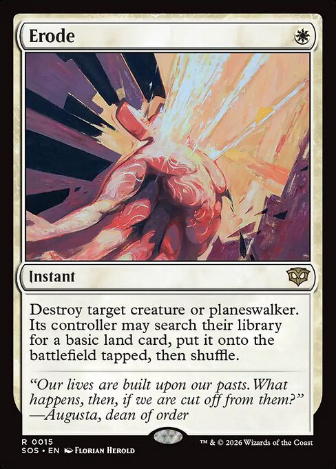MTG Erode SOS 015 Regular Foil