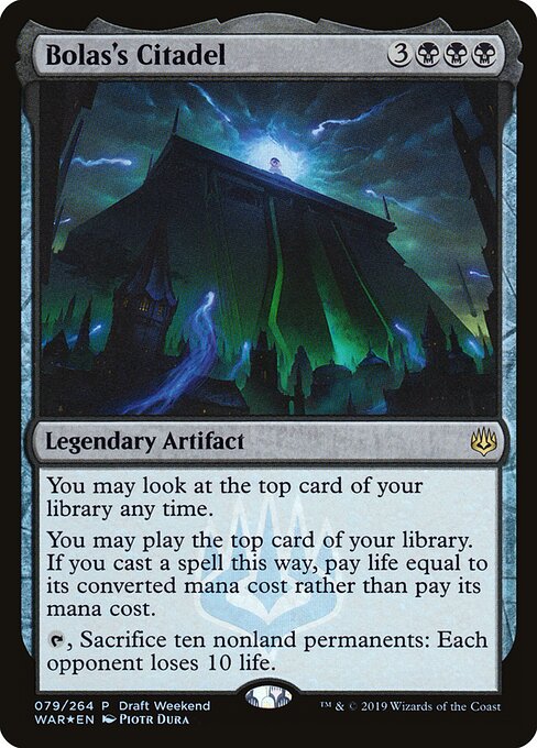 MTG Bolas's Citadel PWAR 079 Draft Weekend Promo Foil front