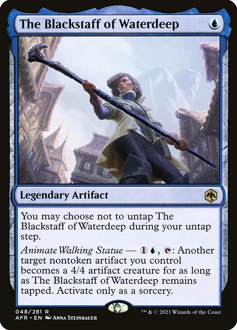 MTG The Blackstaff of Waterdeep AFR 048 Regular Foil