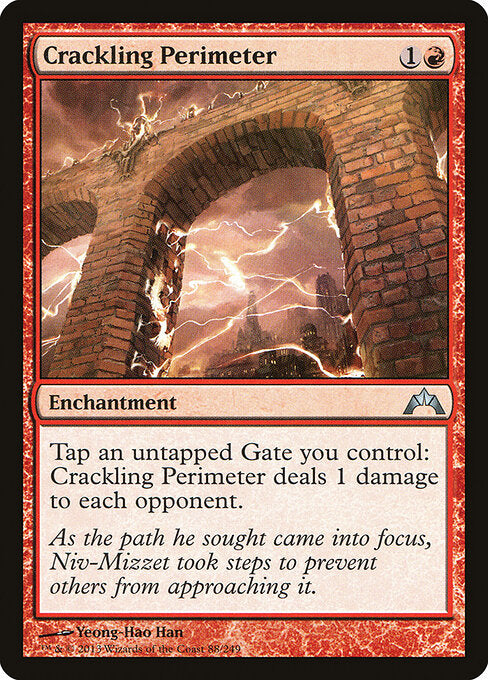 MTG Crackling Perimeter GTC 088 Regular Foil
