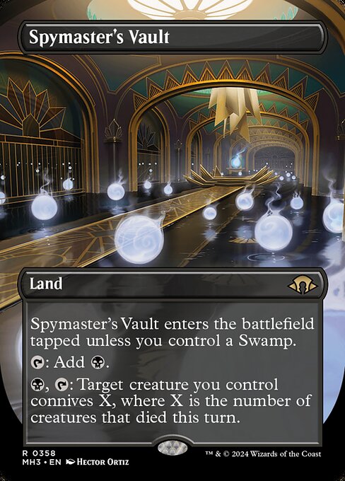 MTG Spymaster's Vault MH3 358 Borderless Land Nonfoil