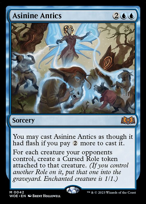 MTG Asinine Antics PWOE 042p Promo Pack Foil