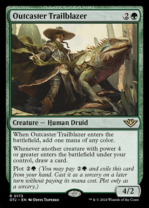 MTG Outcaster Trailblazer OTJ 173 Regular Foil