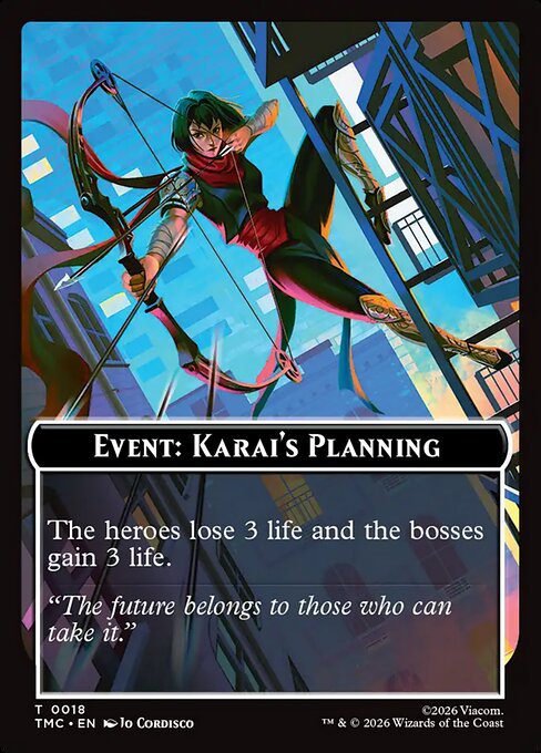 MTG Event: Karai's Planning Token TMC 018 Token Nonfoil