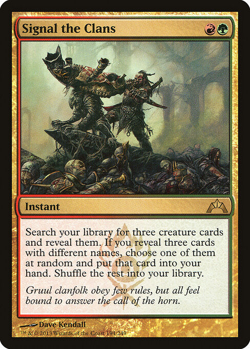 MTG Signal the Clans GTC 194 Regular Nonfoil
