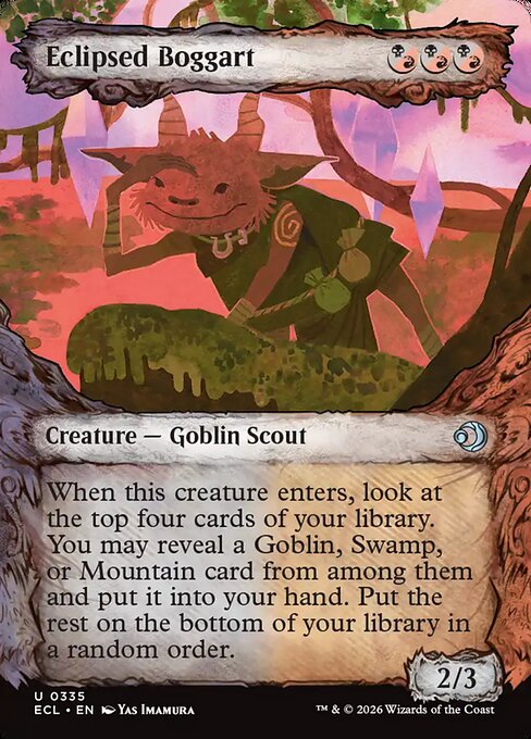MTG Eclipsed Boggart ECL 335 Borderless Nonfoil