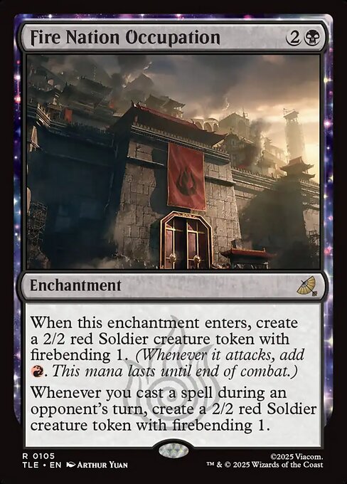 MTG Fire Nation Occupation [TLE 105] Nonfoil