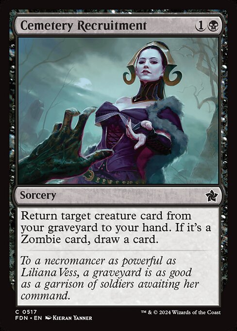 MTG Cemetery Recruitment FDN 517 Beginner Box Nonfoil