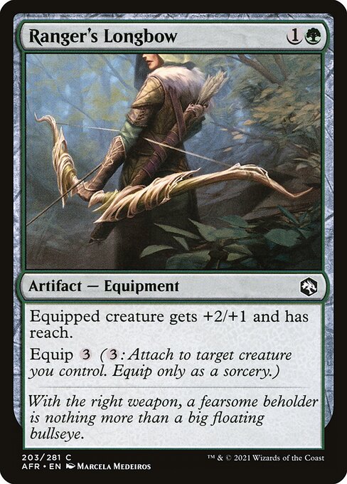 MTG Ranger's Longbow AFR 203 Regular Foil
