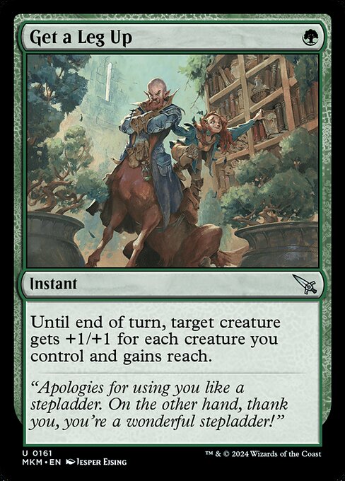 MTG Get a Leg Up MKM 161 Regular Foil