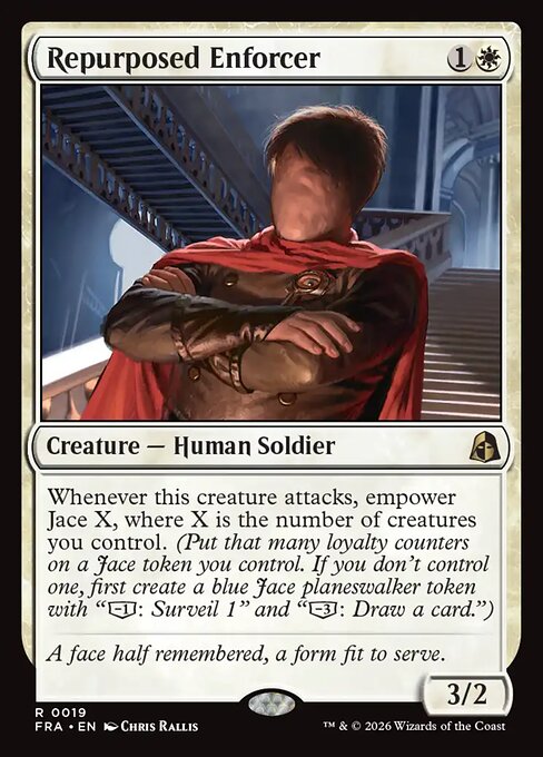 MTG Repurposed Enforcer FRA 019 Standard Nonfoil front