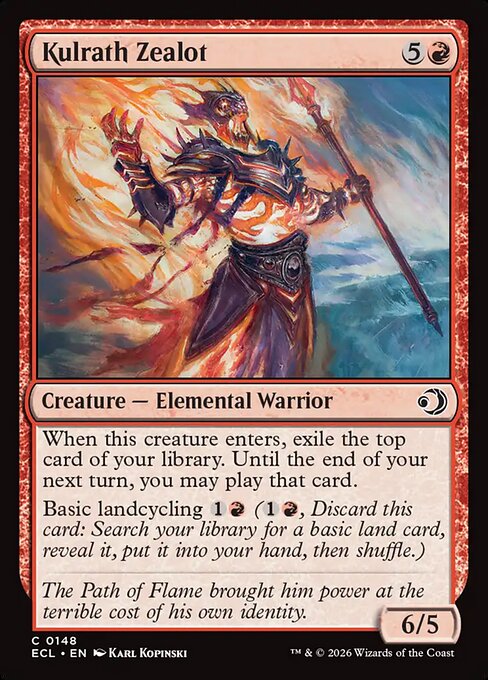 MTG Kulrath Zealot ECL 148 Regular Foil